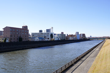 Obraz premium 新河岸川