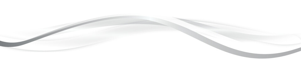 Grau Welle Wellen Band Banner