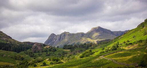 Amazing landscape and nature of Lake District National Park - travel photography