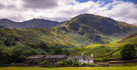 Naklejka premium Amazing landscape and nature of Lake District National Park - travel photography