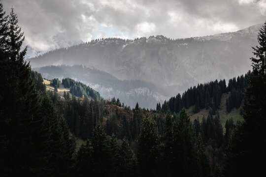 Stimmungsvolles Bergpanorama
