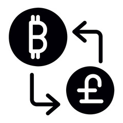 money exchange line icon