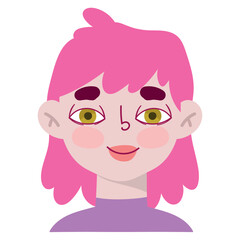 girl female character icon