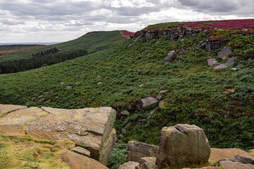 Amazing landscape and nature of Peak district National Park - travel photography