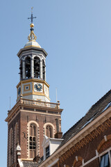 New tower with carillon in the Hanseatic Dutch city of Kampen in Overijssel.
