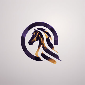 Horse Logo Vector Art, colorfull