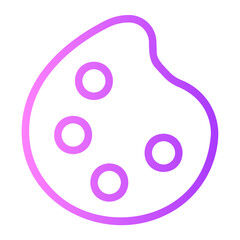 paint palette gradient icon