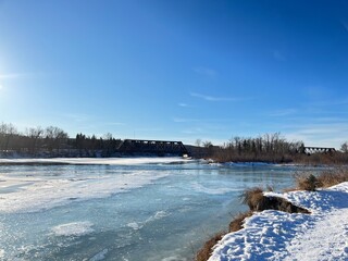 landscape with river