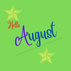 August - 1