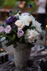 wedding bouquet of roses
