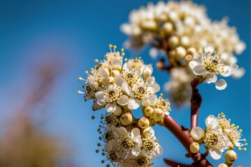 Macro Photographs of Bradford Pear Flowers