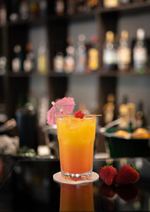 Bebida, drink, refrescante, bar, coquetel