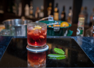 Bebida, drink, refrescante, bar, coquetel