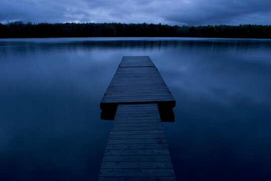 Sawyer Pond, just outside of Greenville, ME before sunrise.
