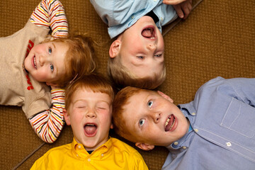 Children play on Thanksgiving Day on November 26, 2009.