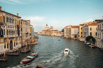 Fototapeta na wymiar grand canal venezia italy