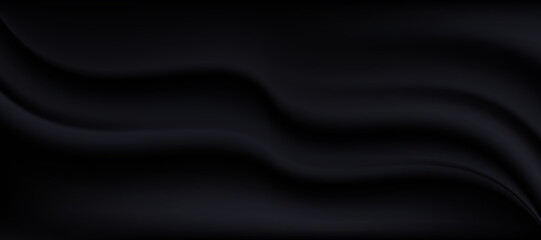 wave dark black background design