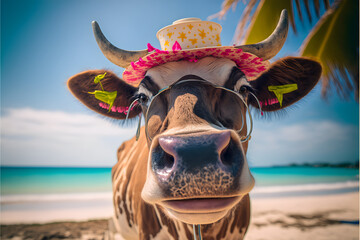 cow in mask