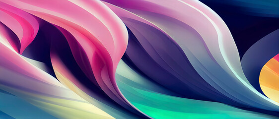 ABSTRACT WAVE BACKGROUND WHIT PASTEL COLORS