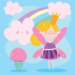 fairy cute and rainbow