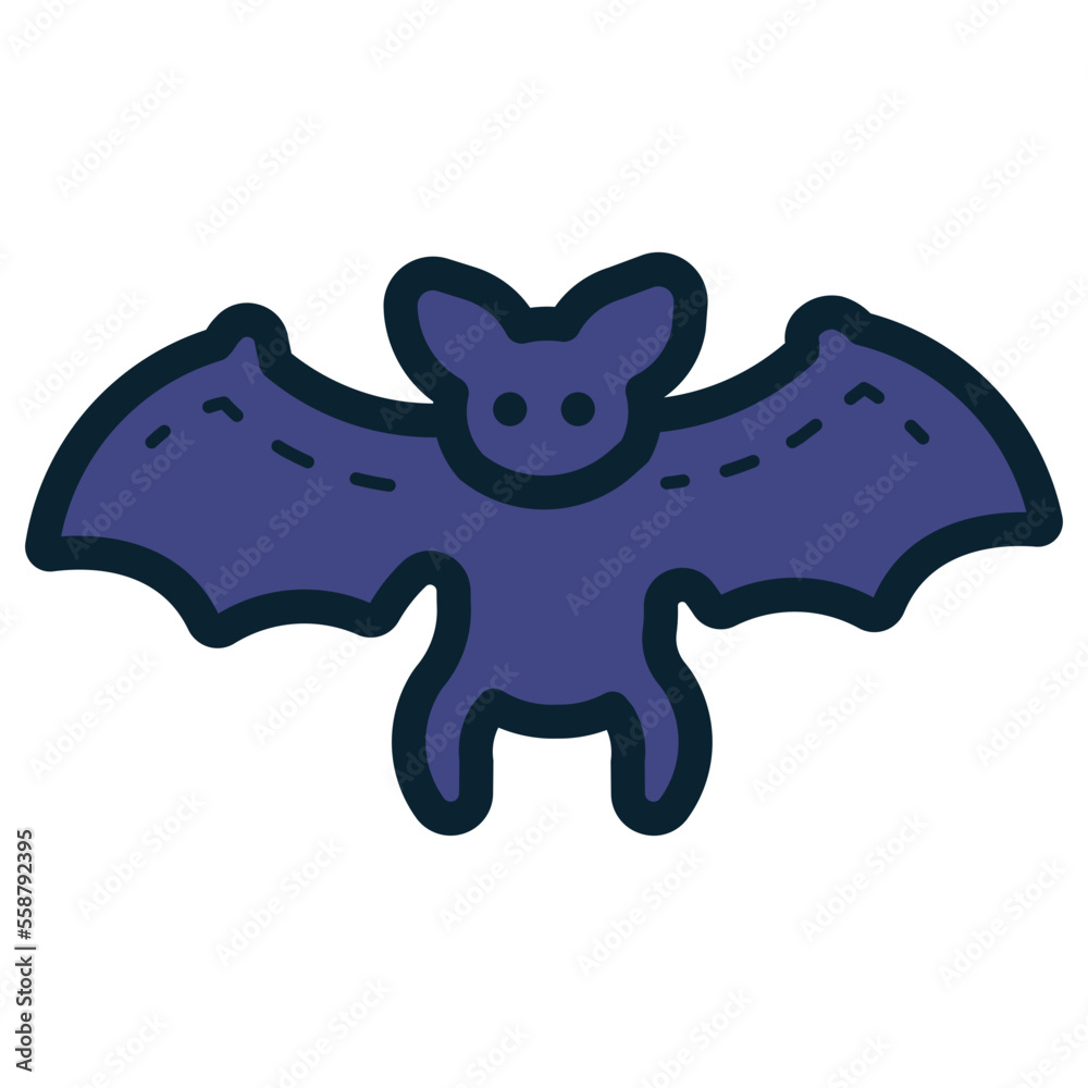 Wall mural bat animal icon