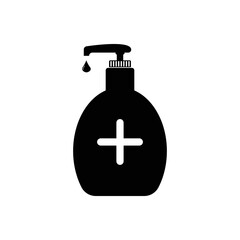 hand sanitizer pump bottle icon