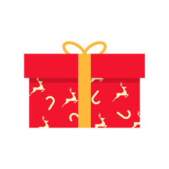 Red and Yellow Flat Christmas Gift 3