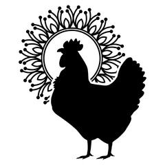 Chicken Hen SIlhouette 
