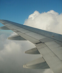 Obraz premium view from airplane window