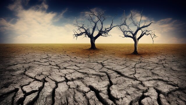 Concept of global warming, climate change, and dying Earth. © Stance 