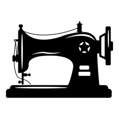 Sewing Machine Silhouette
