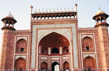 Main gateway of Taj Mahal.