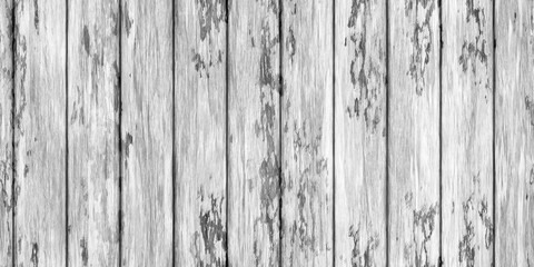 Naklejka premium Seamless vintage cottagecore wood texture background. Tileable rustic whitewashed old redwood planks. Shabby chic hardwood floor, wallpaper pattern, or flatlay backdrop. High resolution 3D rendering..
