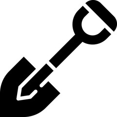 shovel solid icon