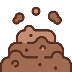 soil two tone icon
