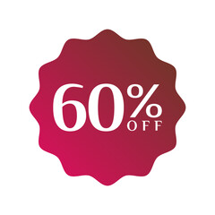 discount promotion badge, flash sale vector