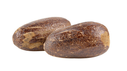 dry nutmeg on transparent png