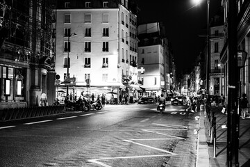 Fototapeta na wymiar France in the night