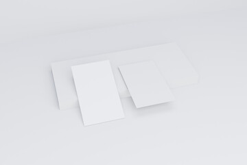 Minimal Professional corporate business card mockup design.