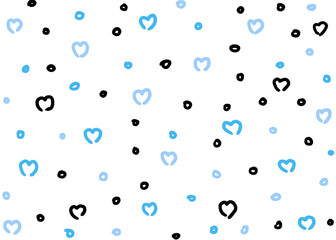 Abstract line art illustration for cute background.