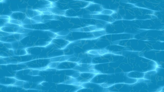 abstract background animation: ocean, swimming pool, wavy moving water (4K, repeat)
