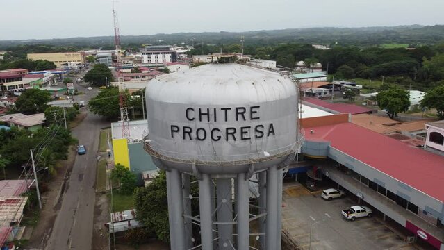 chitre water tank - drone video