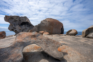 Remarkable Rocks in Flinders Chase National Park on Kangaroo Island in South Australia