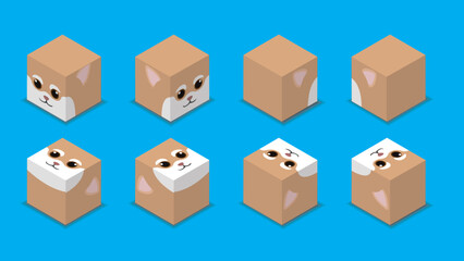 Obraz premium Animal Dice 3D Character Chihuahua Dog Cartoon Vector