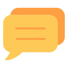 message flat icon