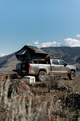 Toyota Tacoma off road vehicle camping