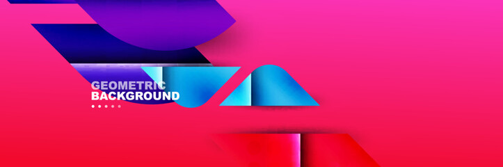 Abstract background with trendy composition and fluid gradients