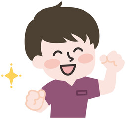  医療現場の男性スタッフ 