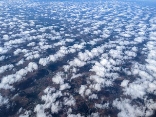 India, Bangalore to Mumbai, clouds in the sky