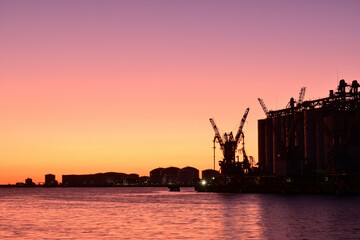 Obraz premium 千葉港夕景